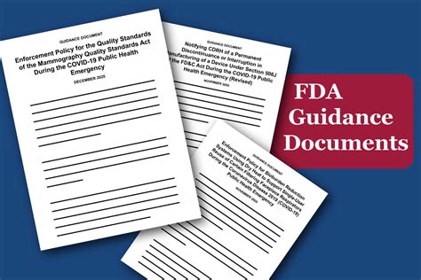 Search for FDA Guidance Documents .